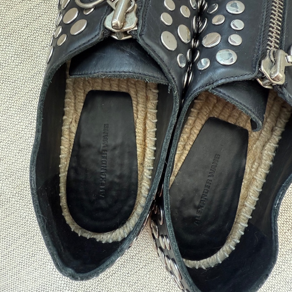 Alexander Wang - Leather Espadrilles - Picture 6 of 7